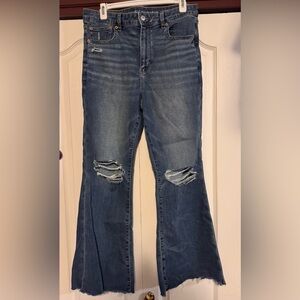 American Eagle Super High-Rise Flare Short